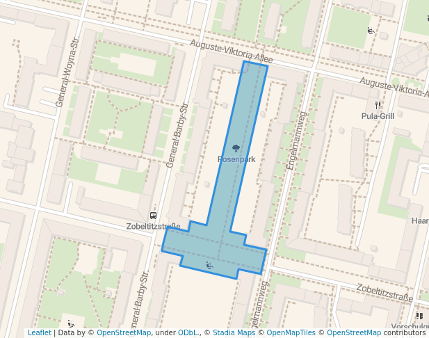 Rosenpark in Berlin | Map and Routes