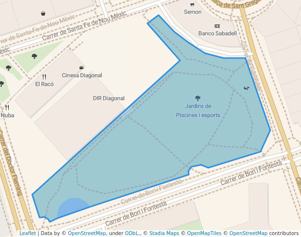 Jardins de Piscines i esports