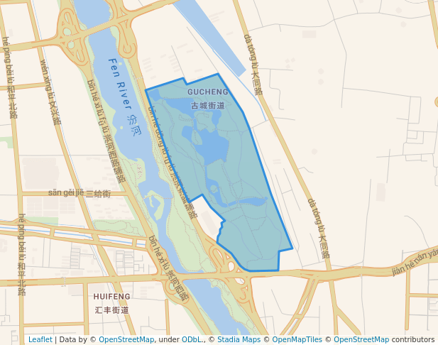 walking in 森林公园 map in Tai Yuan Shi