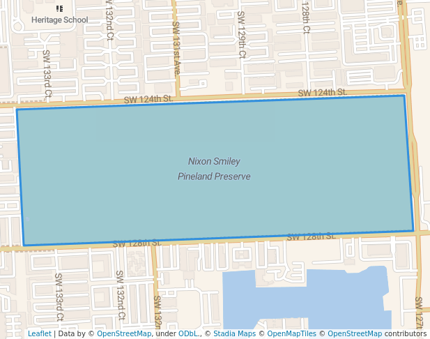 Nixon Smiley Pineland Preserve