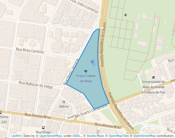 Praça Cidade de Milão