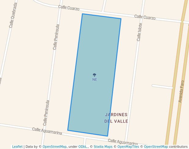 walking in NE map in Guadalajara