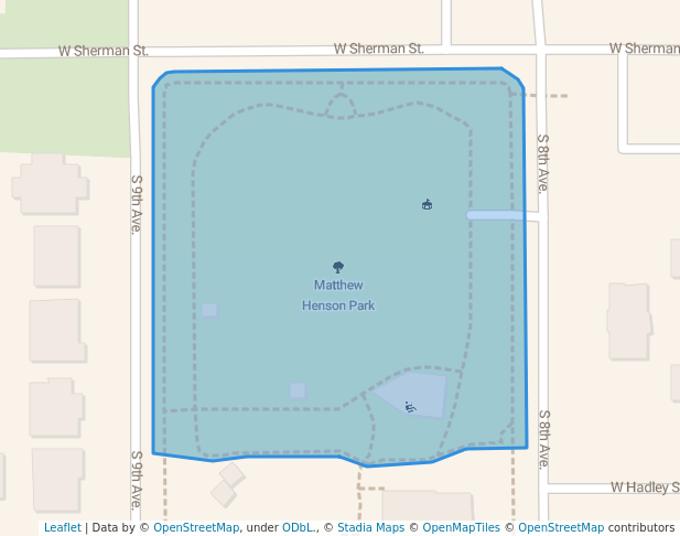 Matthew Henson Park in Phoenix | Map and Routes