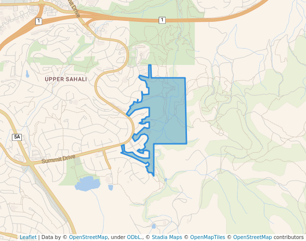 walking in Peterson Creek Nature Park map in Kamloops