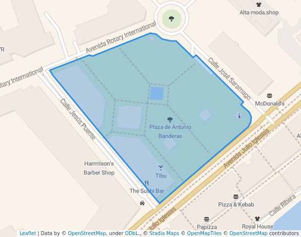 Plaza de Antonio Banderas