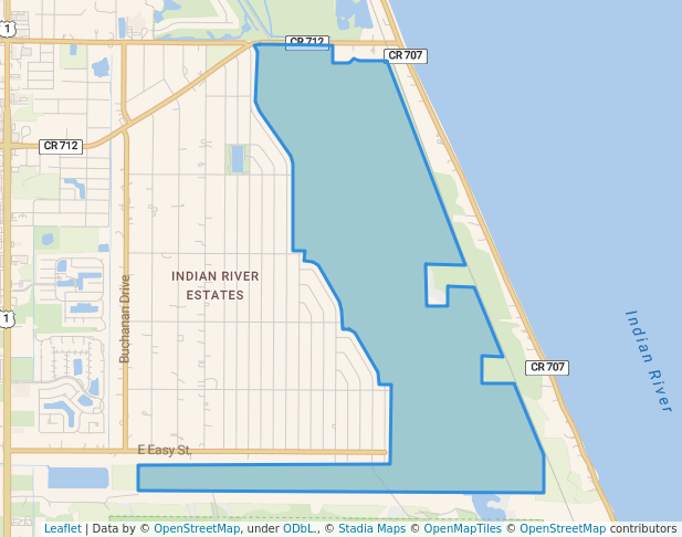 walking in Savannas Preserve State Park map in Fort Pierce