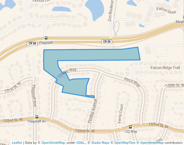 walking in Findlay Park map in Apple Valley
