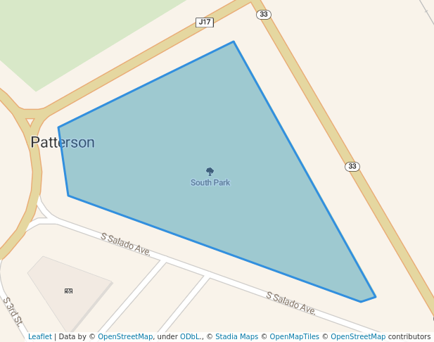 walking in South Park map in Patterson