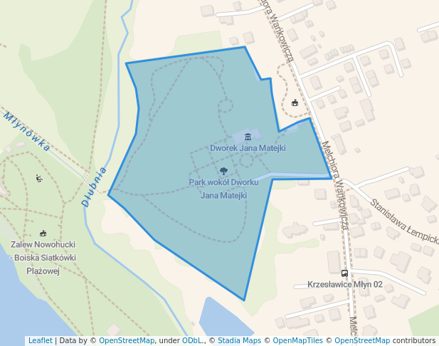 Jan Matejko's Manor House - Park