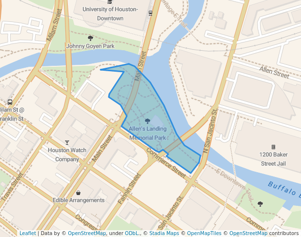 Allen's Landing Memorial Park