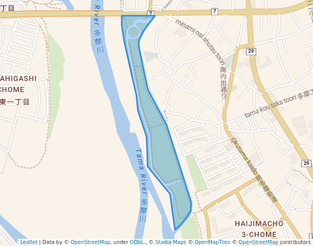 多摩川緑地 福生南公園