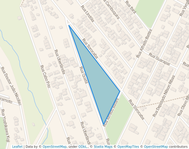 walking in Praca Anísio Figueiredo map in Londrina