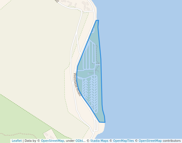 walking in Westside Regional Park map in Bodega Bay