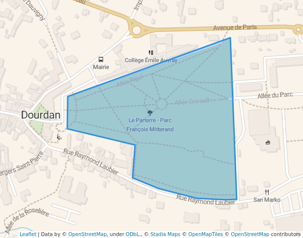 Le Parterre - Parc François Mitterand