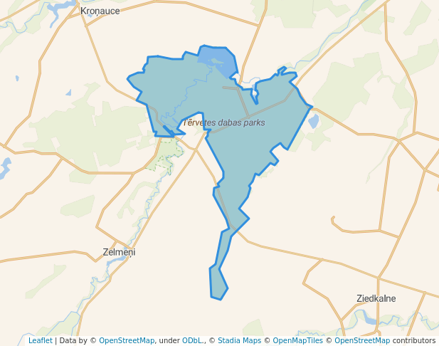 Tērvete nature park