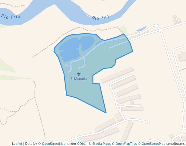 El Manatial in El Caucho | Map and Routes