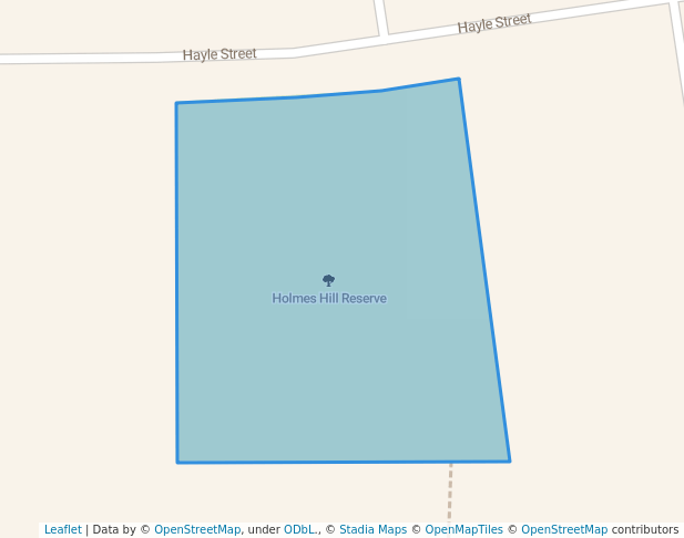 walking in Holmes Hill Reserve map in Oamaru