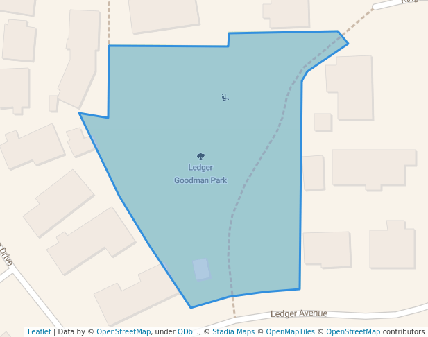 walking in Ledger Goodman Park map in Motueka