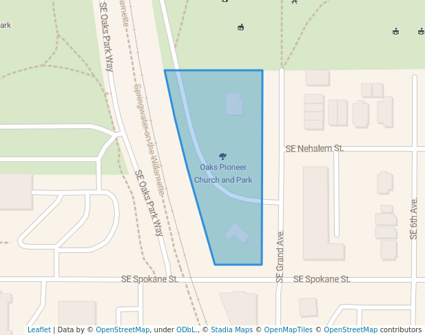 Oaks Pioneer Church and Park