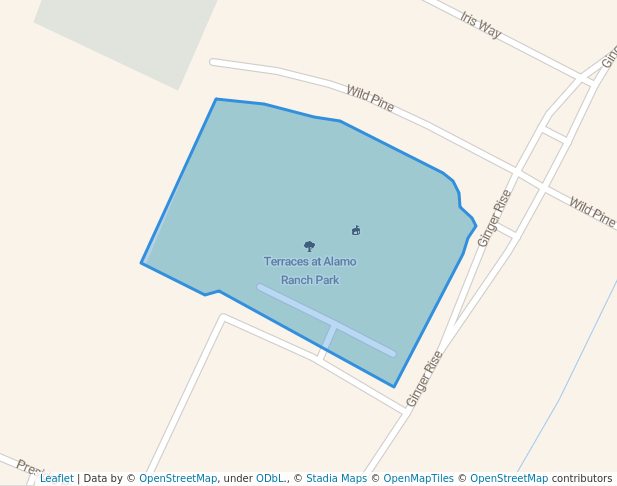 Terraces at Alamo Ranch Park in San Antonio | Map and Routes