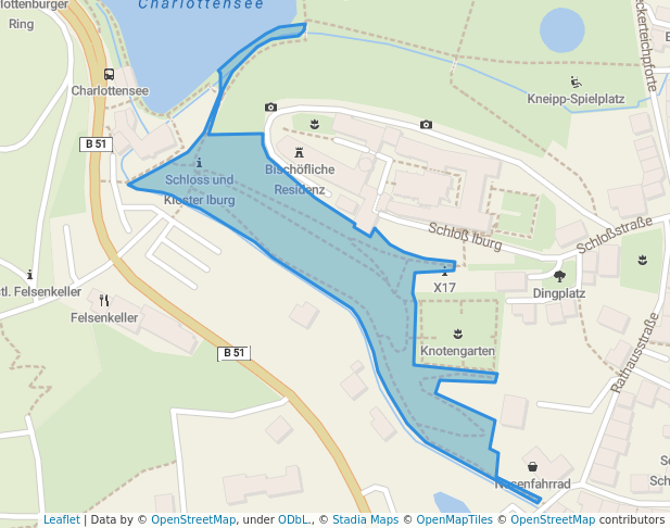 walking in Schlossberg Süd map in Bad Iburg