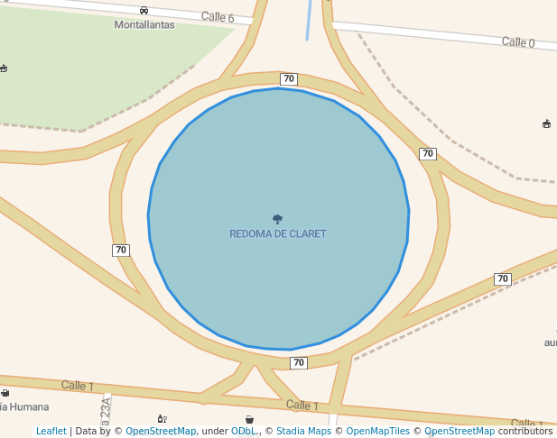 walking in REDOMA DE CLARET map in Cúcuta