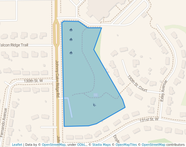 walking in Hagemeister Park map in Apple Valley