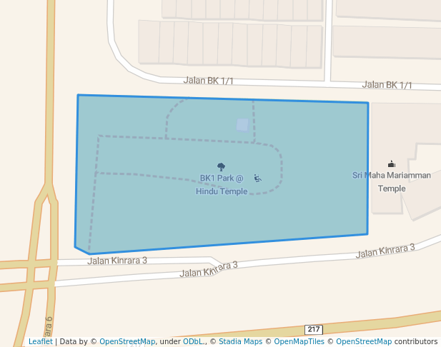 BK1 Park @ Hindu Temple