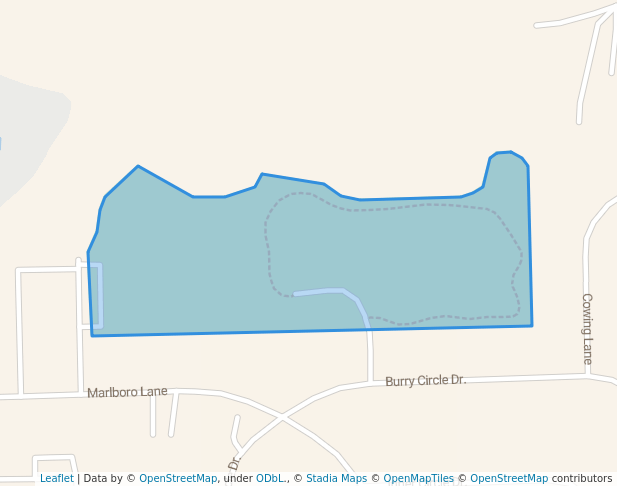 walking in Crest Hill Community Park map in Crest Hill