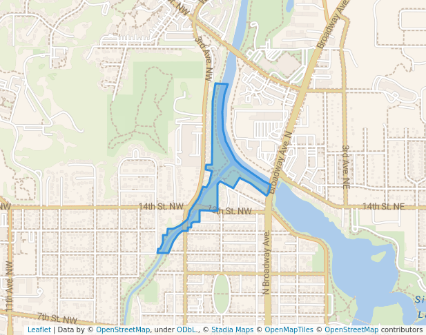 walking in Thompson Mill Race Park map in Rochester