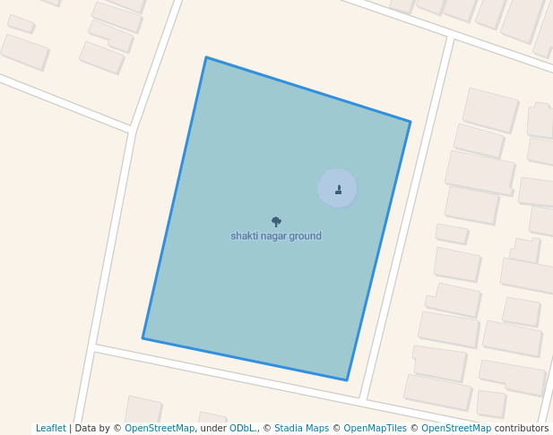 walking in shakti nagar ground map in Gandhidham