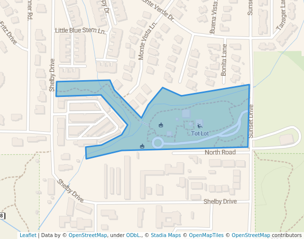 walking in Sunset Park map in Sedona