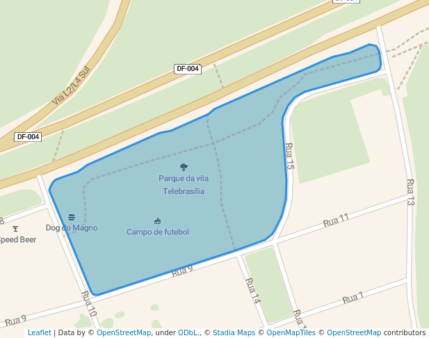 Parque da vila Telebrasília