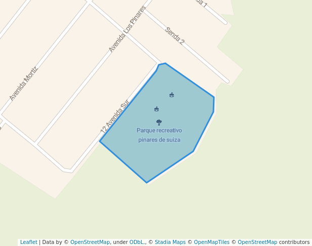 walking in Parque Botánico Pinares de Suiza map in Santa Tecla