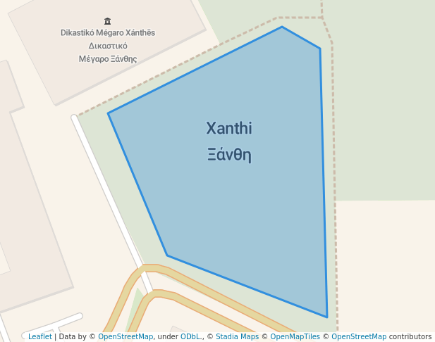 Πλατεία Διοικητηρίου in Xanthi | Map and Routes