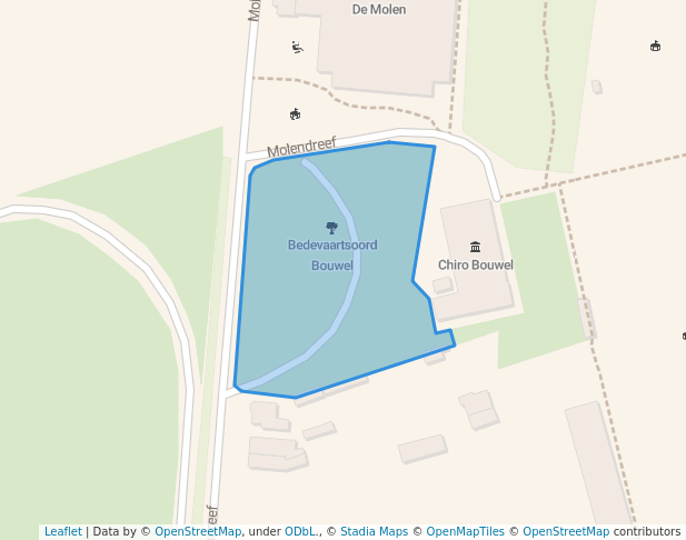 Bedevaartsoord Bouwel in Grobbendonk | Map and Routes