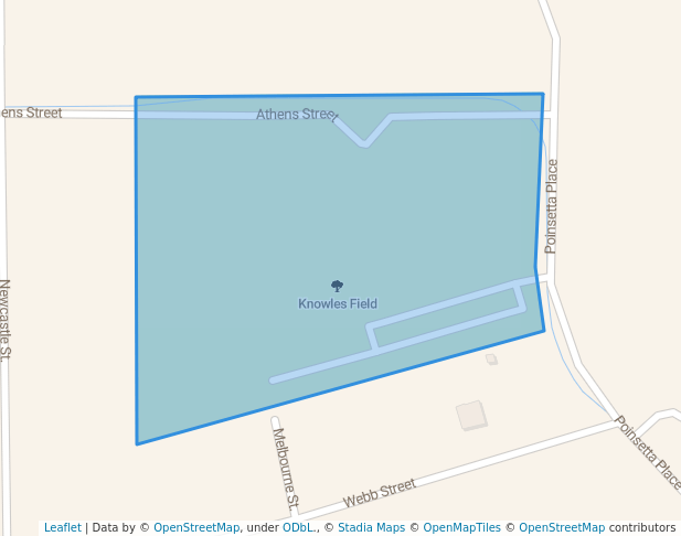 walking in Knowles Field map in Jurupa Valley