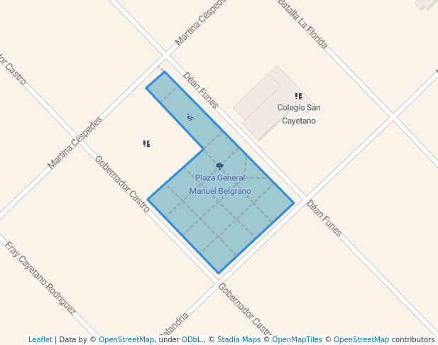 Plaza General Manuel Belgrano