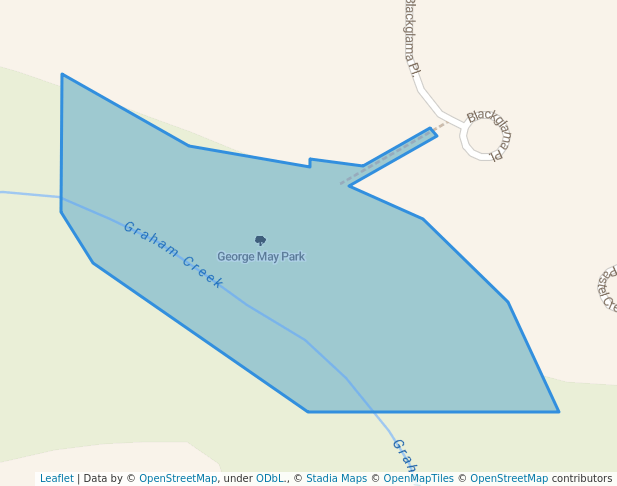 walking in George May Park map in Saanichton