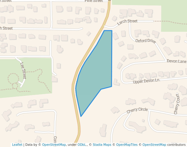 walking in Cornell Natural Area map in Lake Oswego