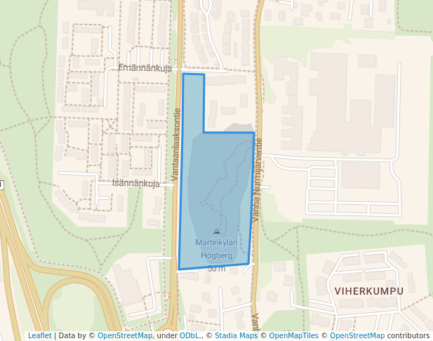 Martinkylän Högberg in Vanda | Map and Routes