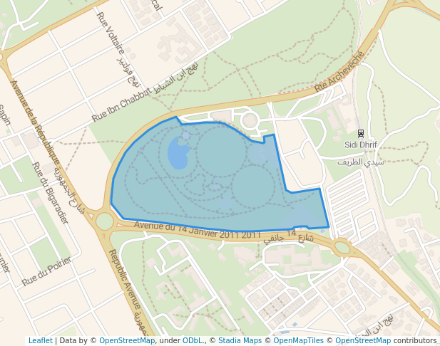 متنزه سيدي بوسعيد