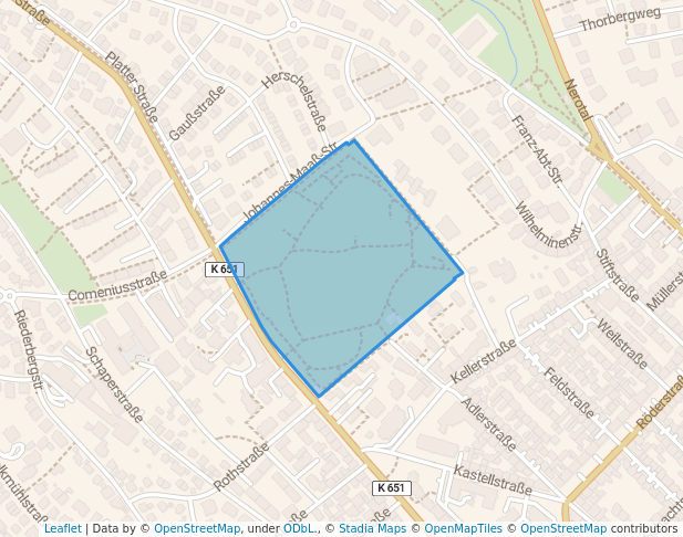 walking in Freizeitpark Alter Friedhof map in Wiesbaden