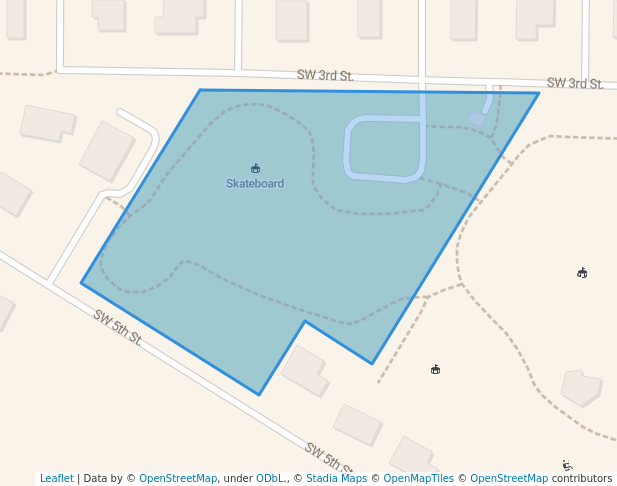 walking in Billick Park map in Dundee