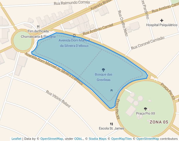 Bosque das Grevíleas