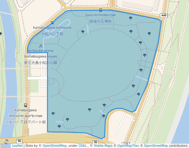 大島小松川公園 自由の広場