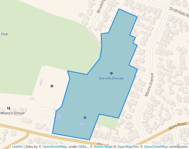 walking in Gonville Domain map in Whanganui