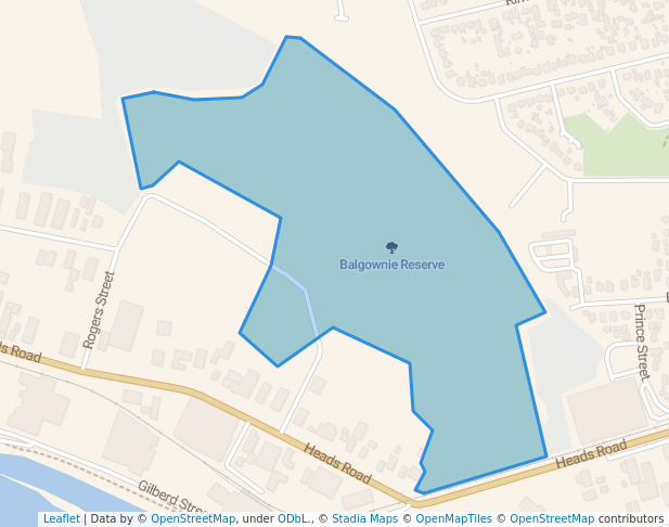 walking in Balgownie Reserve map in Whanganui