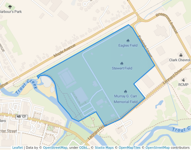 walking in Princess Louise Park map in Sussex