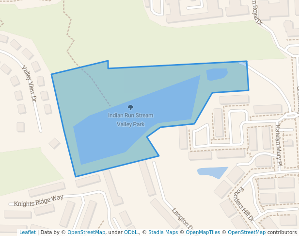 Indian Run Stream Valley Park